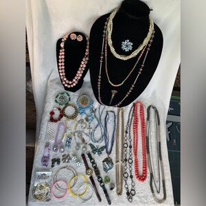 Large Jewelry Lot 40 piece
